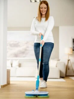 Kabelloser Akku-Wischmopp Mit Doppel-Rotation 'Hurricane Floating Mop', 90 Minuten Laufzeit, Inkl. 6 Reinigungs-Pads -Wenko shop mediashop kabelloser akku wischmopp doppel rotation hurricane floating mop 90 minuten laufzeit inkl 6 reinigungs pads 0001733715 3