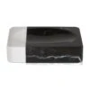 Möve Seifenschale Black & White 14x9,6x3cm , Marmor