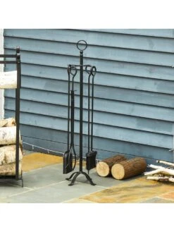 OUTSUNNY Kaminbesteck 5-teiliges Kaminbesteck, Bestehend Aus Bürste, Schaufel, Zange, Schürhaken Und 7 OUTSUNNY Kaminbesteck 5-teiliges Kaminbesteck, Bestehend Aus Bürste, Schaufel, Zange, Schürhaken Und -Wenko shop outsunny kaminbesteck 5 teiliges kaminbesteck bestehend buerste schaufel zange schuerhaken 0001869166 1012604251 2