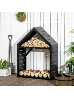 OUTSUNNY Kaminholzregal Mit 2 Ebenen 8 OUTSUNNY Kaminholzregal Mit 2 Ebenen -Wenko shop outsunny kaminholzregal 2 ebenen 0001884180 1013021697 3