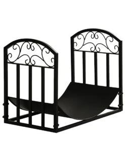 OUTSUNNY Kaminholzregal Für 60 Kg