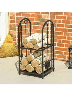 OUTSUNNY Kaminholzständer Mit Kompakter Größe Und Klassischem Design, Das Erhöhte Design Ermöglicht Den -Wenko shop outsunny kaminholzstaender kompakter groesse klassischem design erhoehte design ermoeglicht 0001851584 1012342256 3