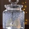 Glasdose 'Chalet Winter', 1 Liter