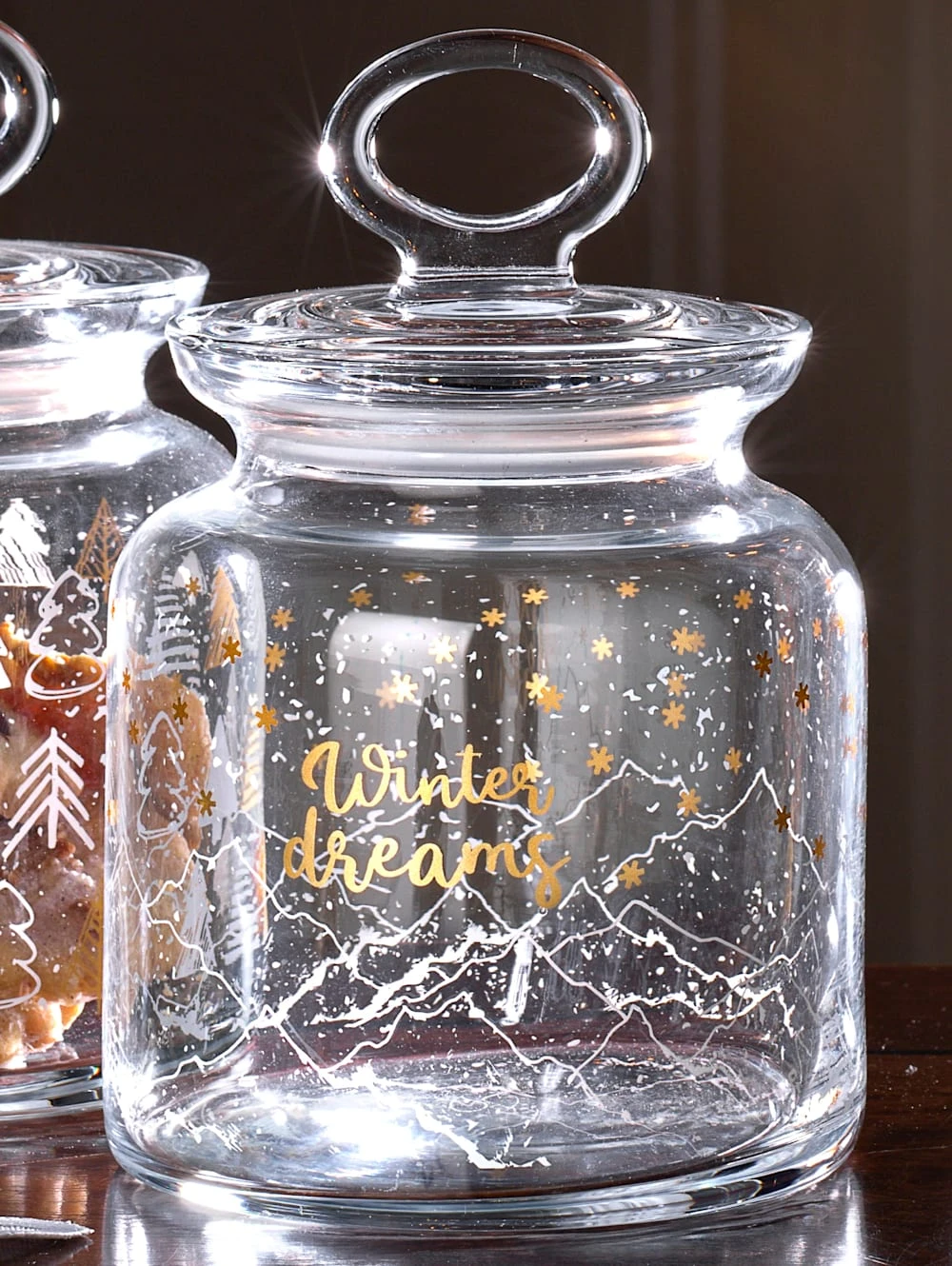 Glasdose 'Dreams Winter', 1 Liter 1 Glasdose 'Dreams Winter', 1 Liter