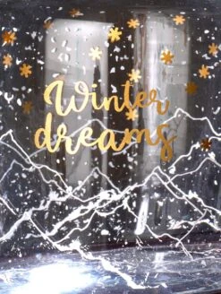 Glasdose 'Tree Winter', 1 Liter