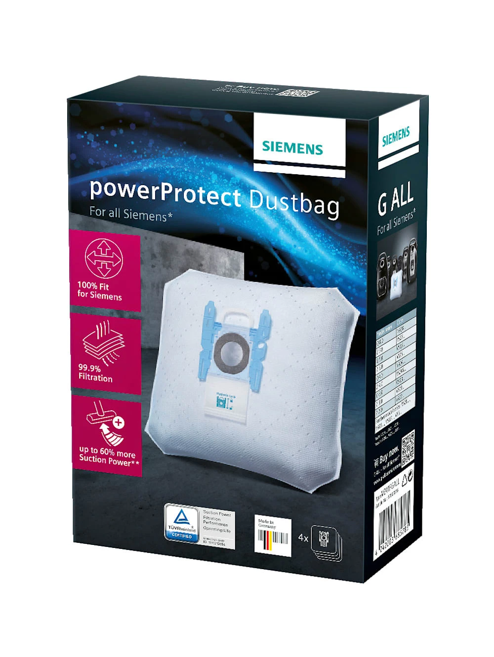 Siemens Staubbeutel 'powerProtect VZ41FGALL' 1 Siemens Staubbeutel 'powerProtect VZ41FGALL'