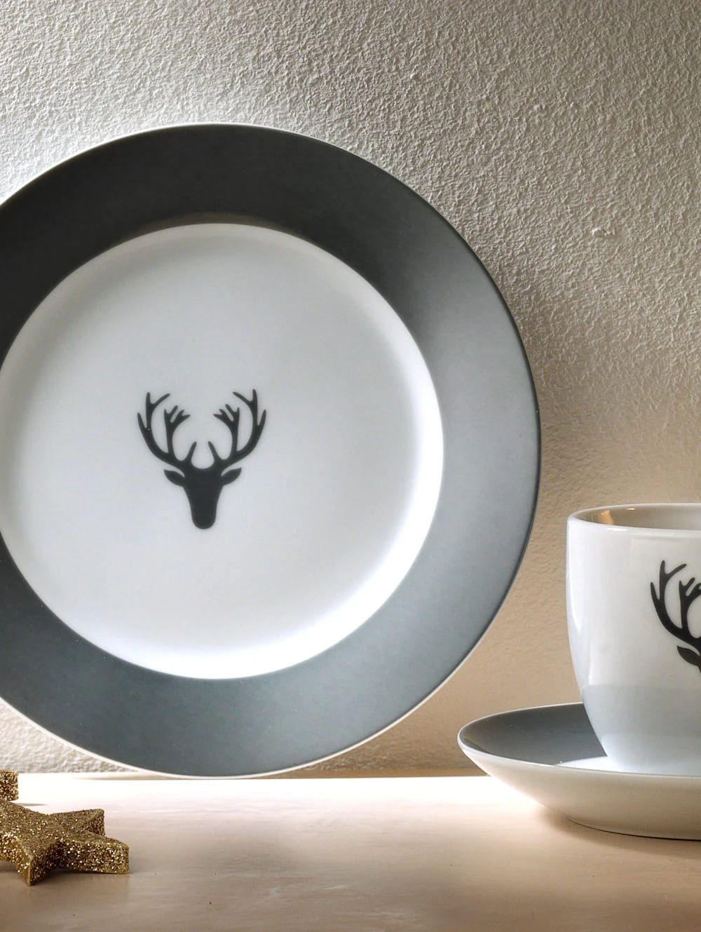 18tlg. Kaffeeservice 'Hirsch' 2 18tlg. Kaffeeservice 'Hirsch' – Bild 2