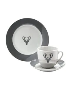 18tlg. Kaffeeservice 'Hirsch'